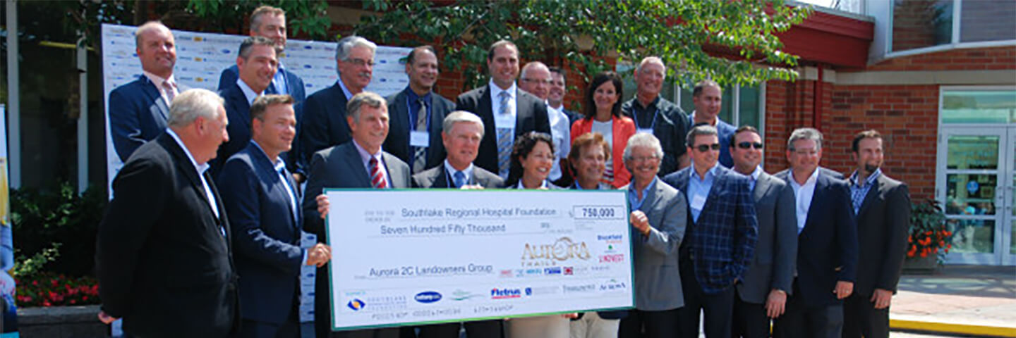 Aurora 2C Landowners Group Donates $750,000 To Southlake